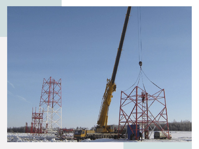 Монтаж вышек связи в Кизилюрте