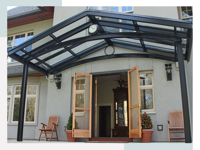 Козырьки металлические в Кизилюрте