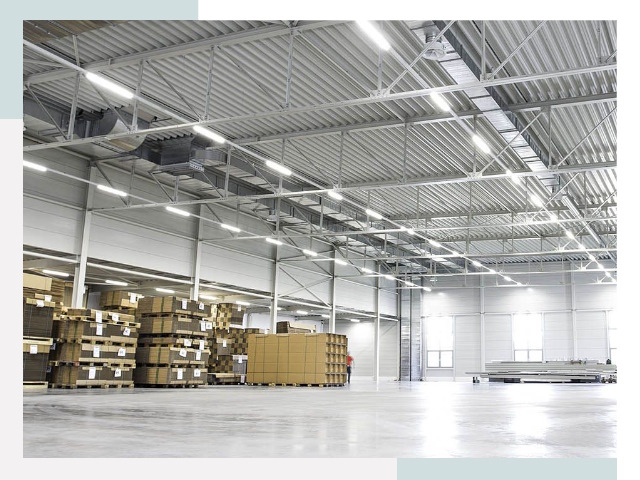 Освещение ангаров в Кизилюрте