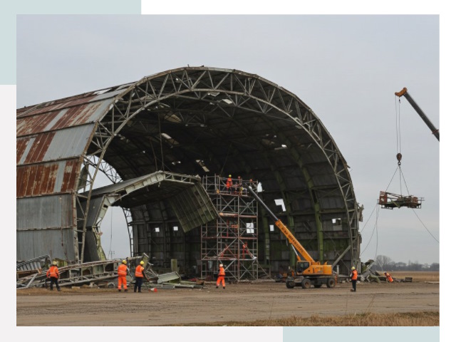 Демонтаж ангаров в Кизилюрте