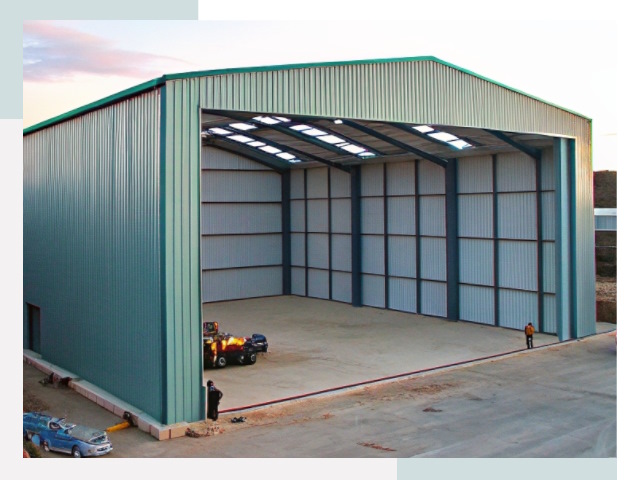 Строительство ангаров в Кизилюрте