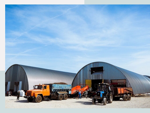 Ангары для спецтехники в Кизилюрте