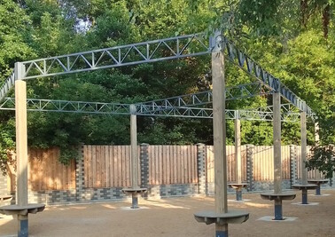 Терраса из металлоконструкций под ключ, проектирование, изготовление и монтаж от СтальСтрой-Кзт